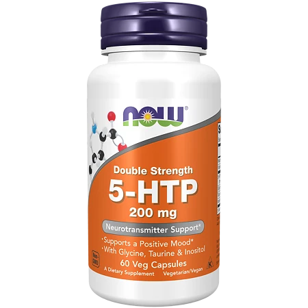 5 HTP NOW 200 мг, 60 капсул