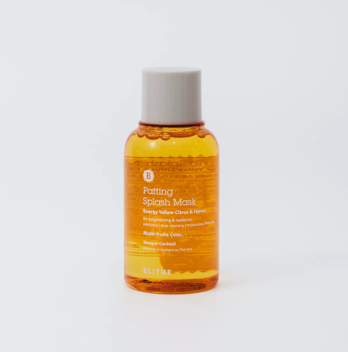 Сплэш-маска для сияния «Энергия Цитрус и мед» Blithe Patting Splash Mask Energy Yellow Citrus & Honey 70 мл