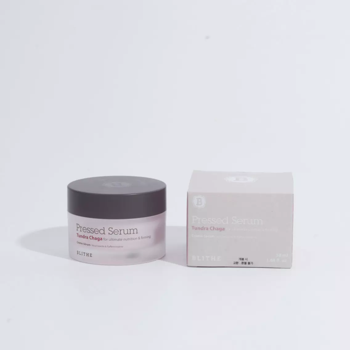 Спрессованная сыворотка-крем антивозрастная «Гриб Чага» Blithe Pressed Serum Tundra Chaga 50мл