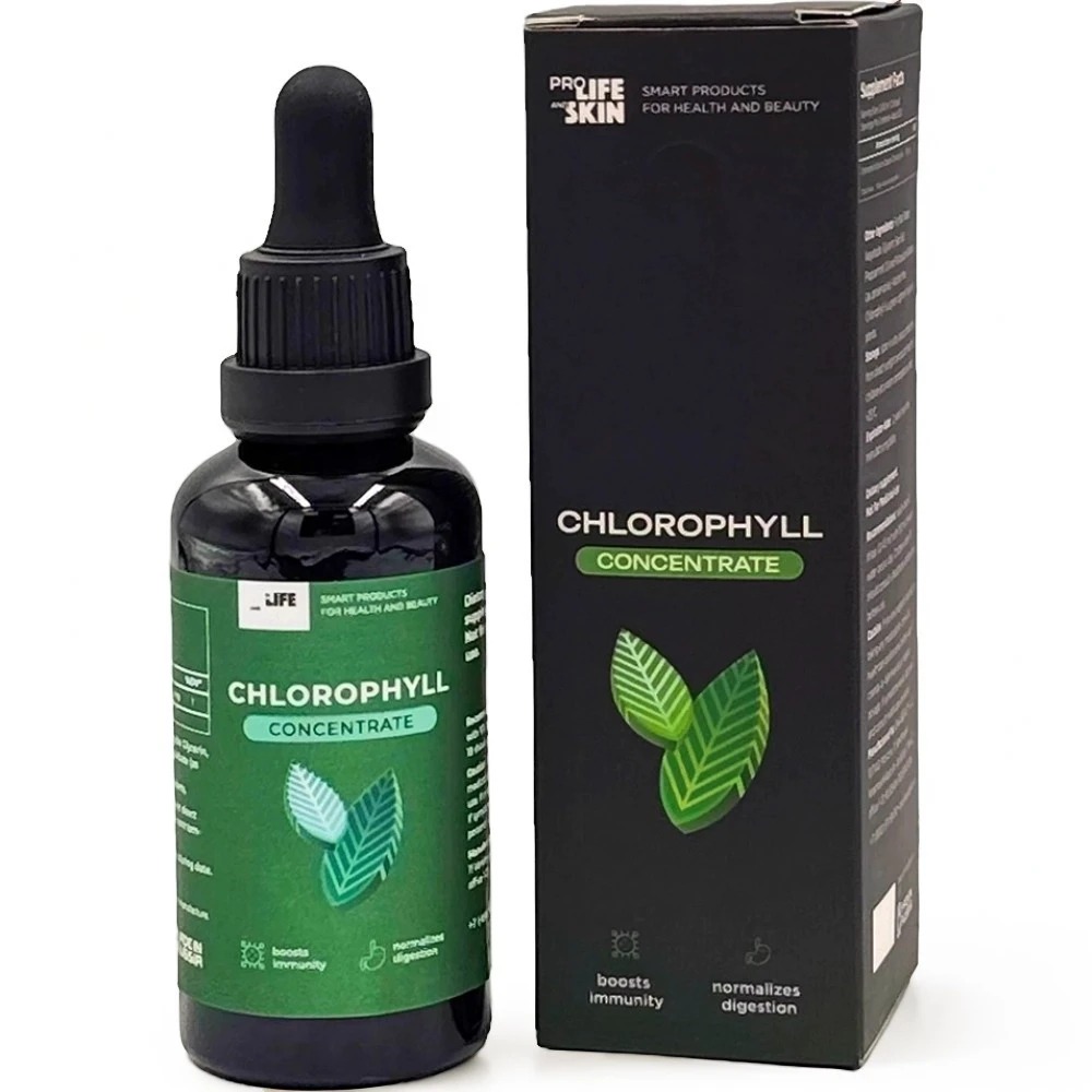 Prolifeandskin. Жидкий хлорофилл CHLOROPHYLL CONCENTRATE
