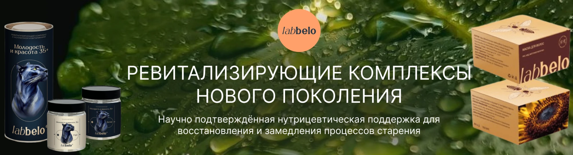 баннер Labbelo  в центре