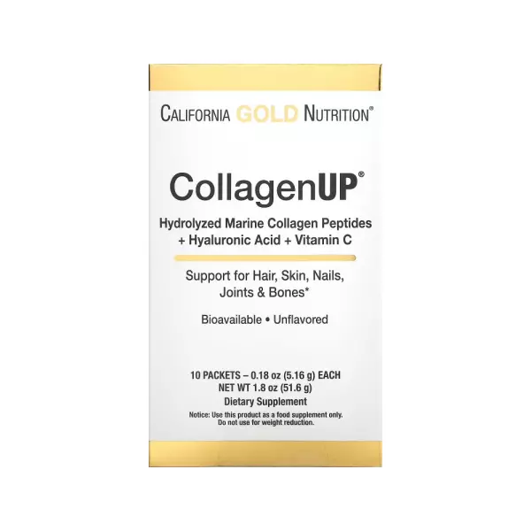 CollagenUP, Hydrolyzed Marine Collagen, 10 Packets x 5.16g