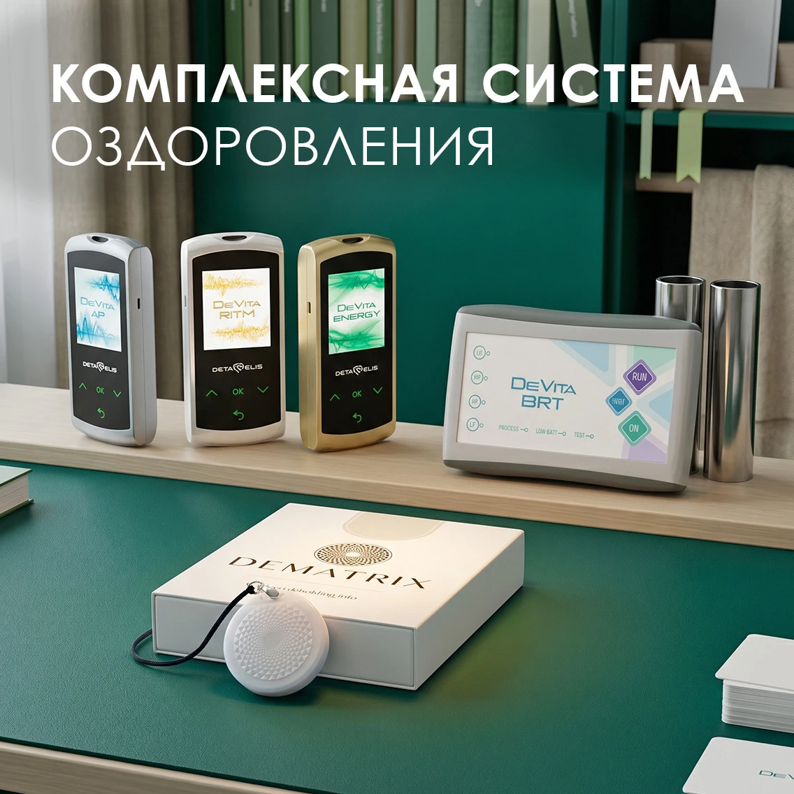 Гомеопатический медальон DeMatrix «Стоп стресс»