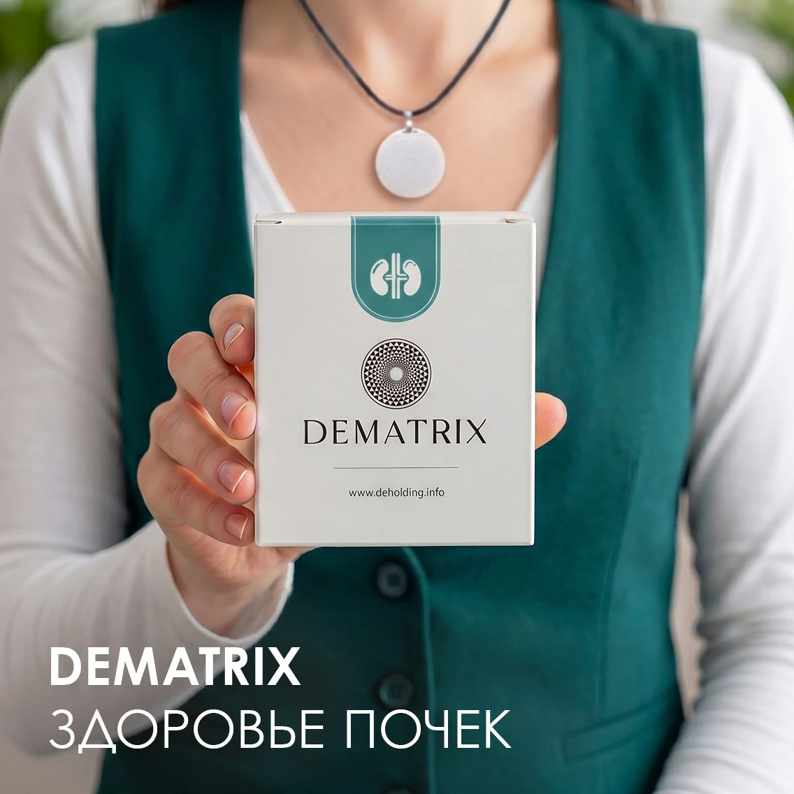 Гомеопатический медальон DeMatrix "Здоровье почек"